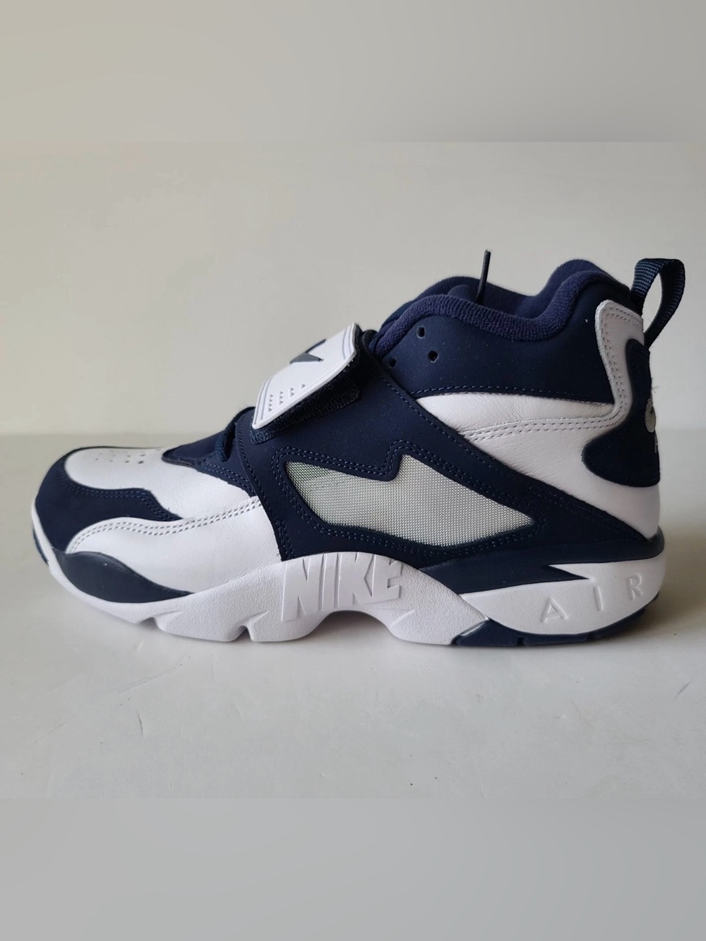 Nike Air Diamond Turf Navy Blue Deion Sanders Dallas Cowboys FZ8224-101 Sz 8 no